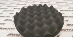 Siyah Waffle Desenli Polisaj Süngeri 25mm