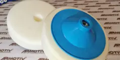 Beyaz Polisaj Süngeri 50mm Merkez Delikli(Aplikatörlü)