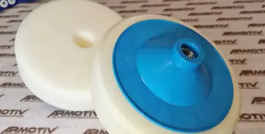 Beyaz Polisaj Süngeri 50mm Merkez Delikli(Aplikatörlü)