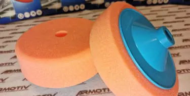 Turuncu Polisaj Süngeri 50mm Merkez Delikli(Aplikatörlü)